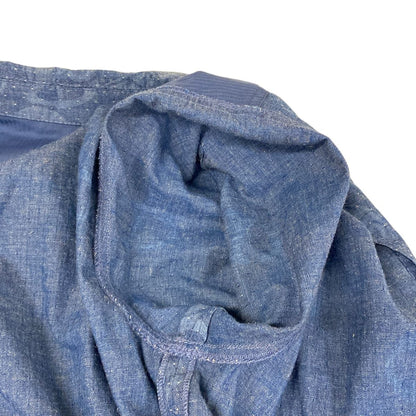Hermes Dress 36 Navy Blue Cotton — view 8