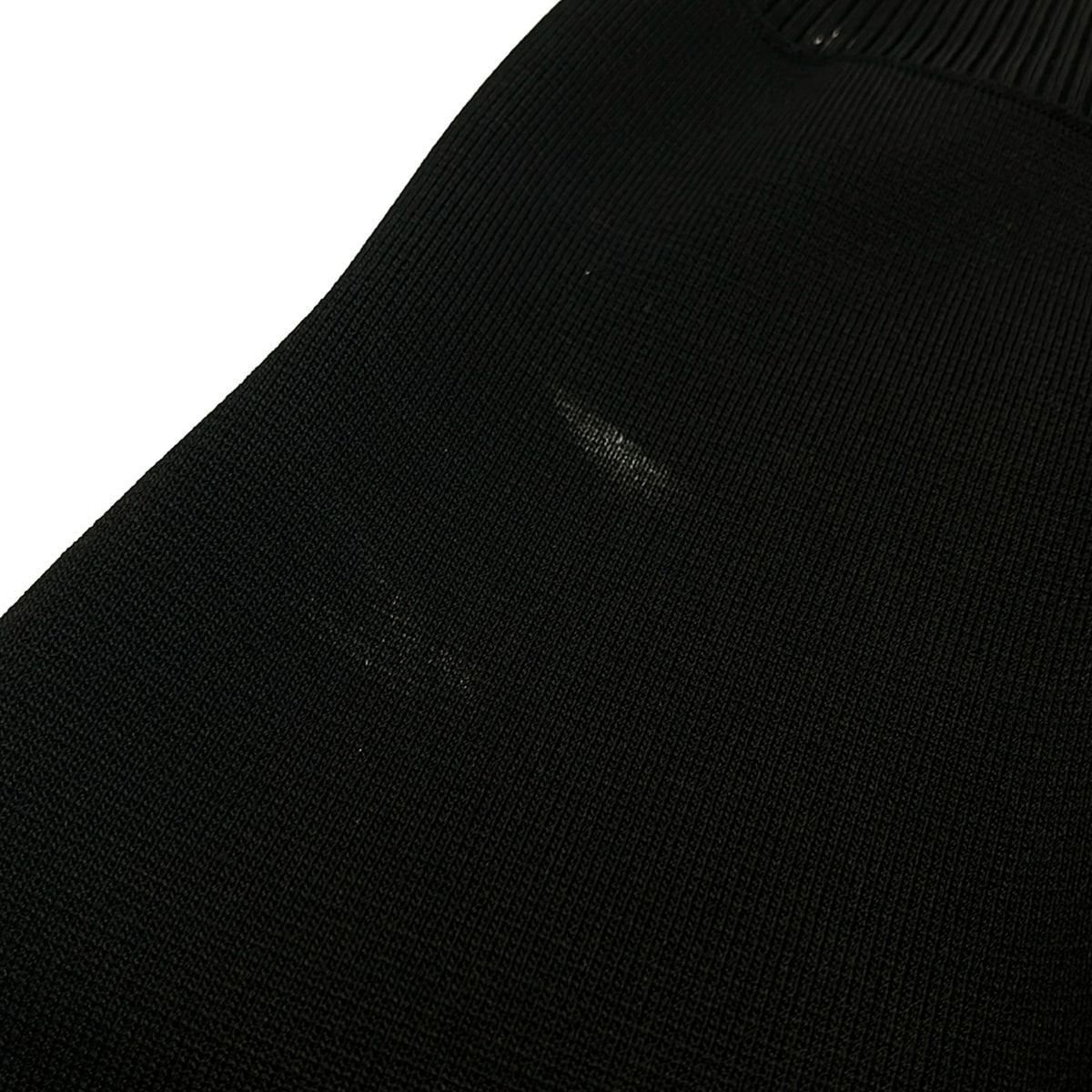 Chanel Dress 38 Black Short Sleeve Knee Length Knit — view 8