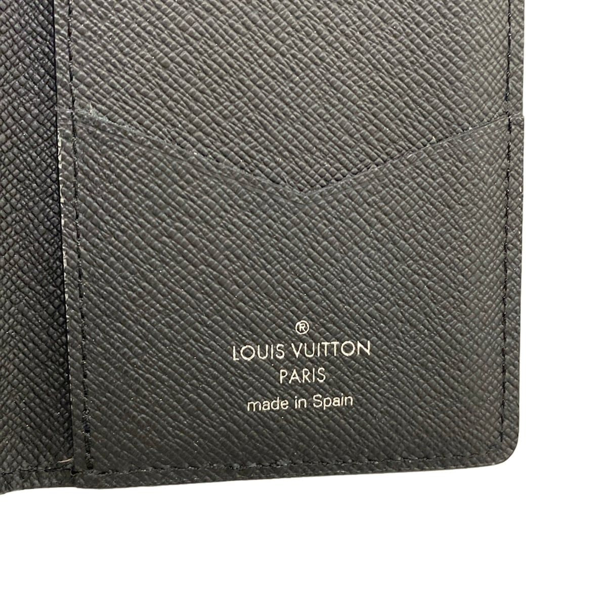 Louis Vuitton Card Case Epi Organizer Posh Vert Angre Leather — view 4