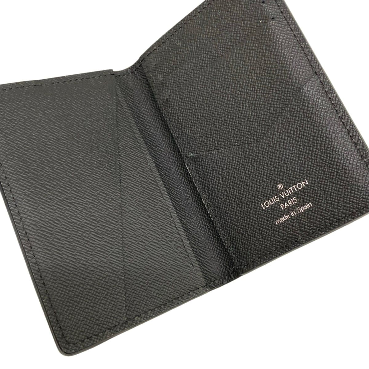 Louis Vuitton Card Case Epi Organizer Posh Vert Angre Leather — view 3