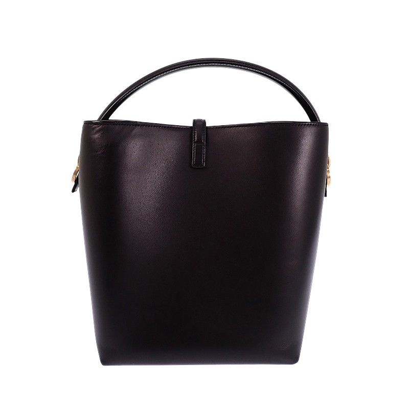 Saint Laurent 37 2-Way Shoulder Bag Calf Black Gold — view 6