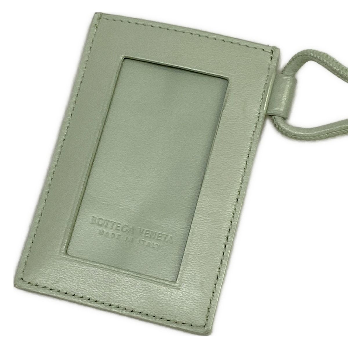 Bottega Veneta Pasque Cassette Light Green Leather — view 4