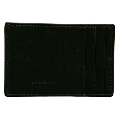 Bottega Veneta Card Case Cassette Dark Green Leather — view 2