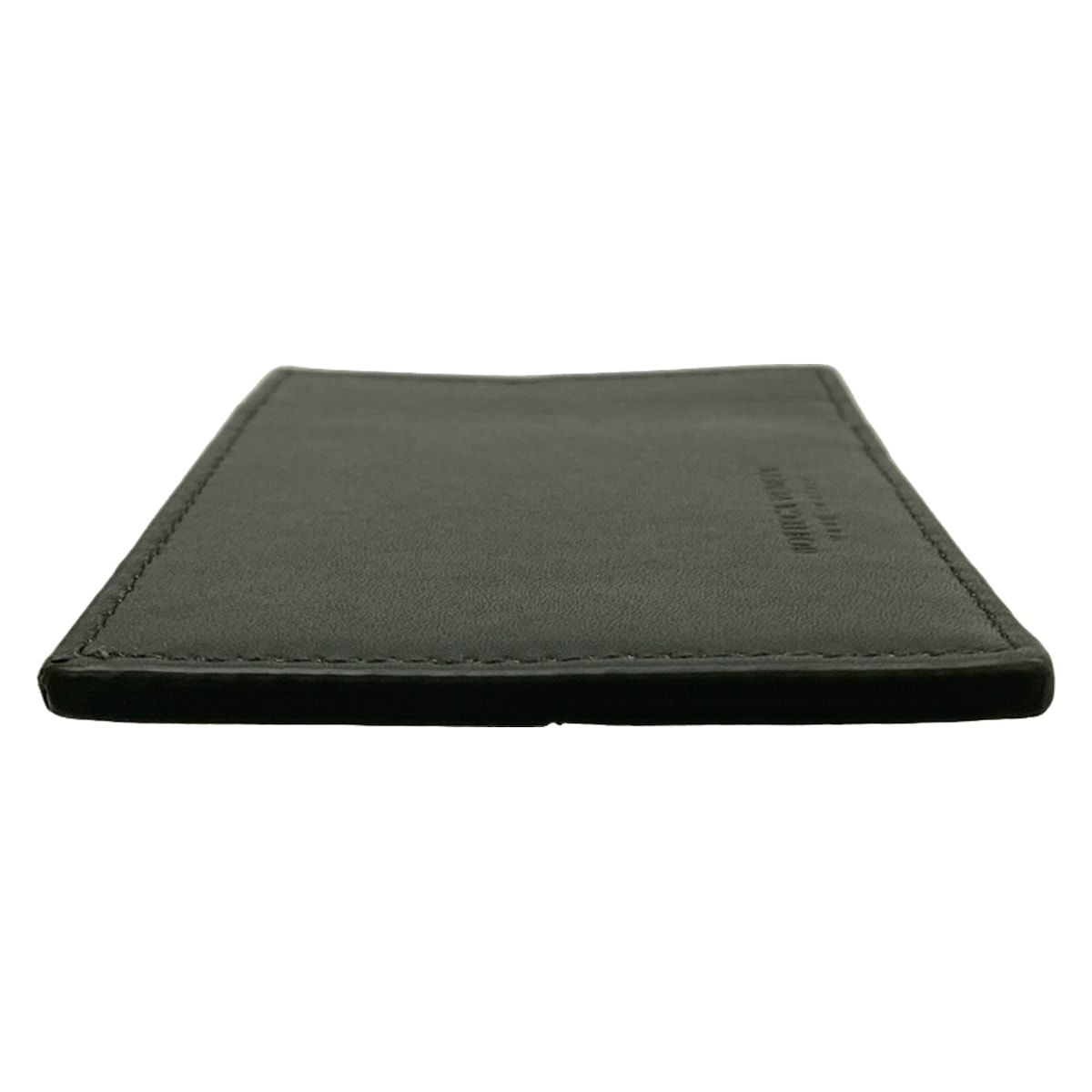 Bottega Veneta Card Case Cassette Dark Green Leather — view 7