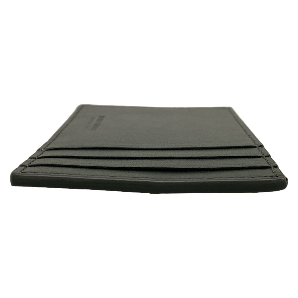 Bottega Veneta Card Case Cassette Dark Green Leather — view 8