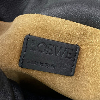 Loewe Clutch Flamenco Mini Black Drawstring Leather — view 9
