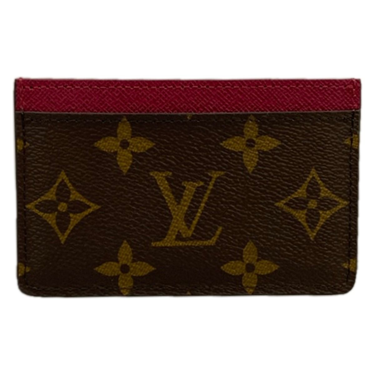Louis Vuitton Card Case Monogram Holder Sample Fuchsia — view 2