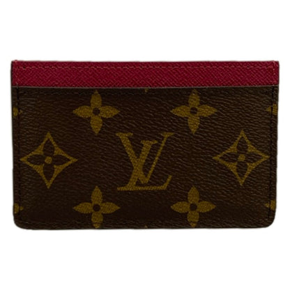 Louis Vuitton Card Case Monogram Holder Sample Fuchsia — view 2
