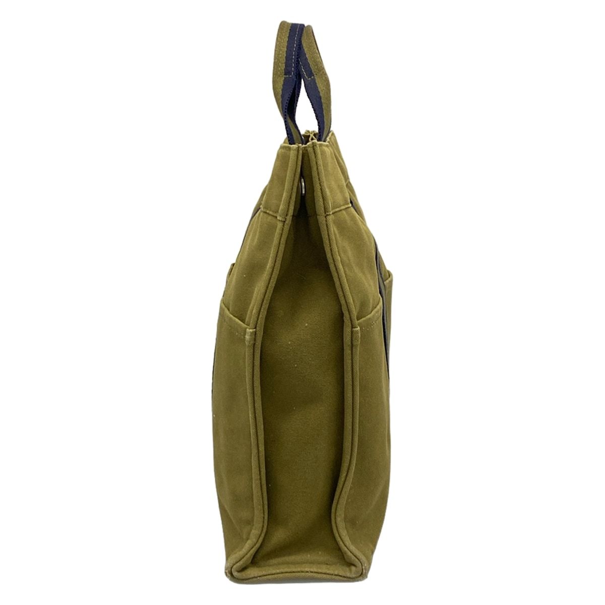 Hermes Tote Fourre Tout MM Khaki Da Navy — view 2