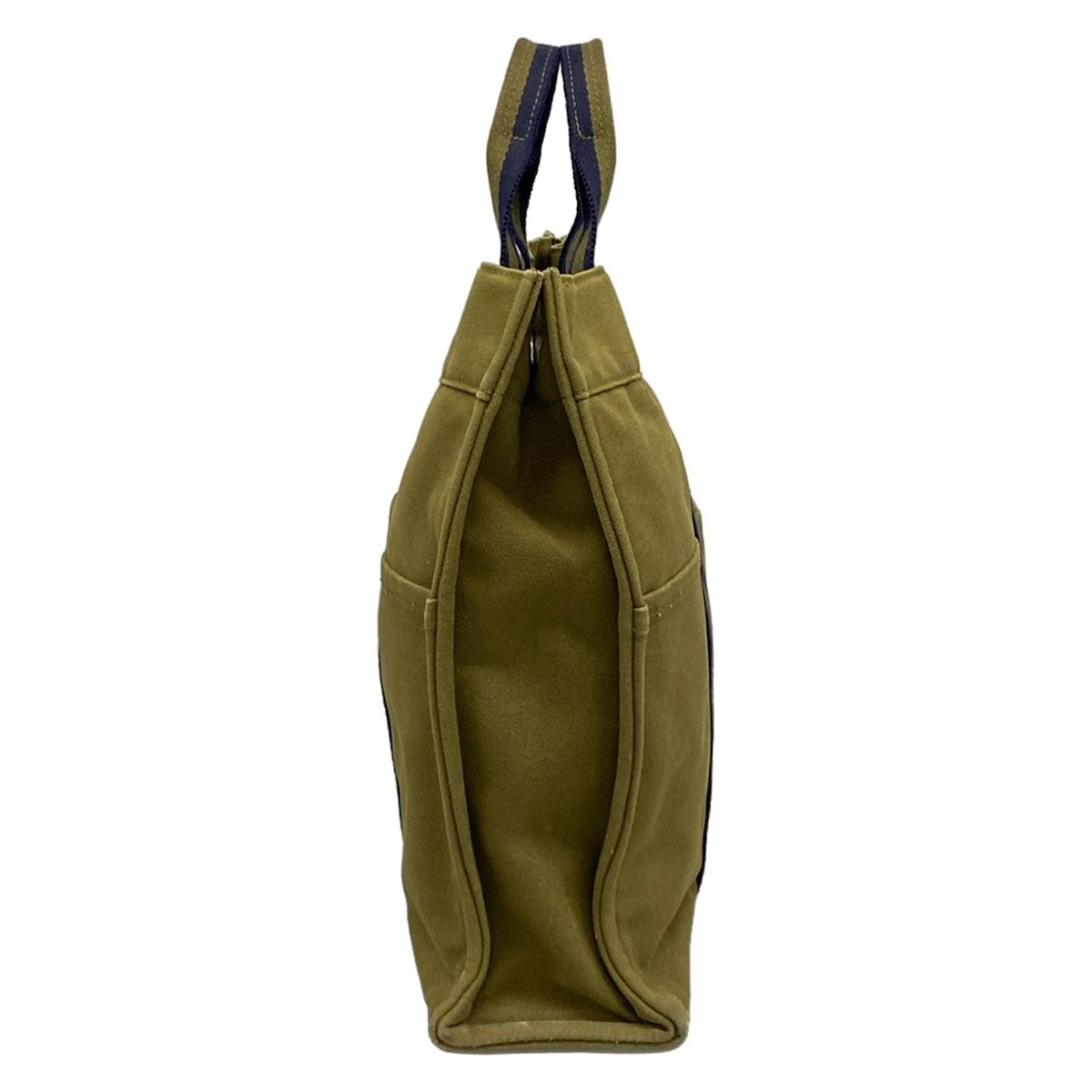 Hermes Tote Fourre Tout MM Khaki Da Navy — view 4