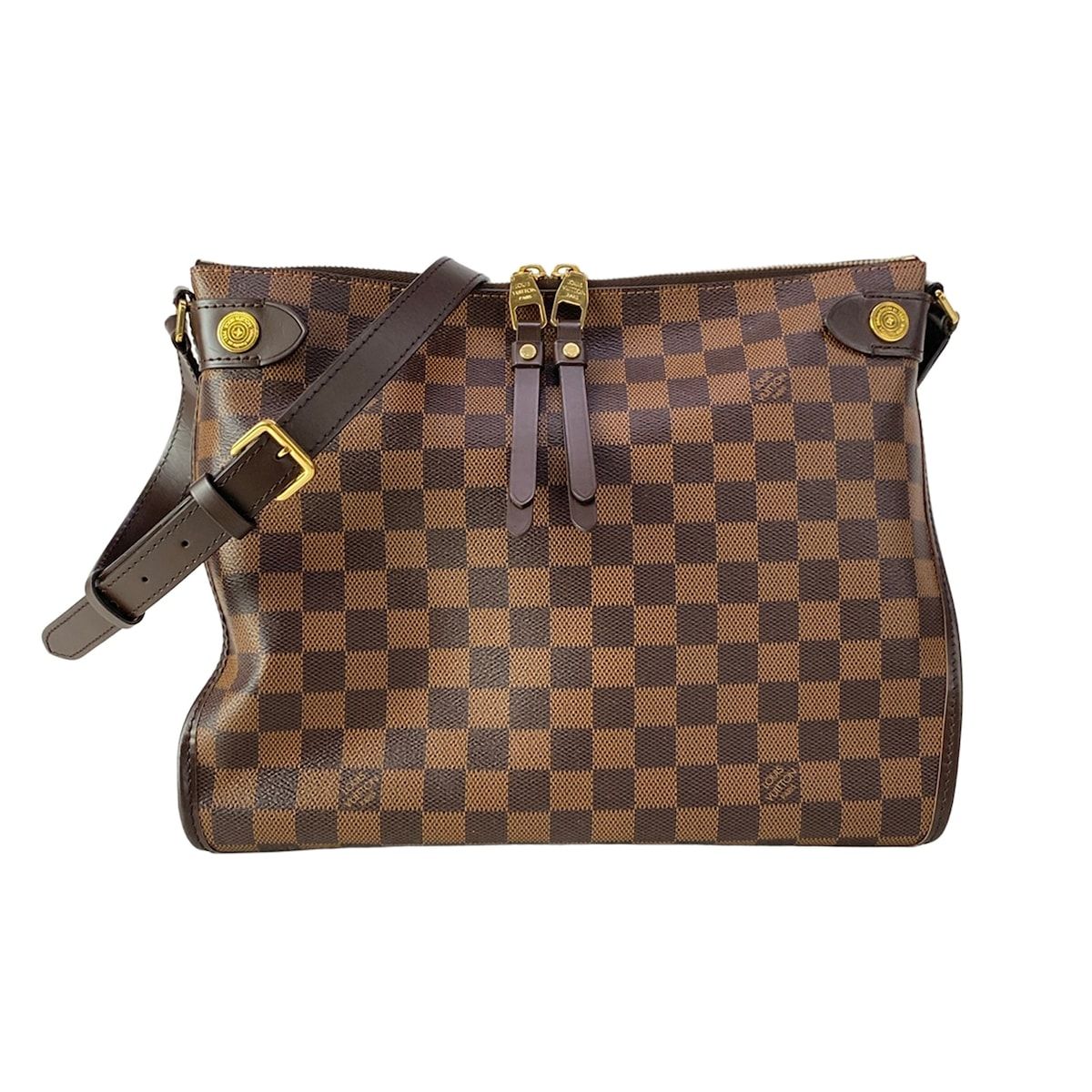 Louis Vuitton Shoulder Bag Damier Duomo Ebene