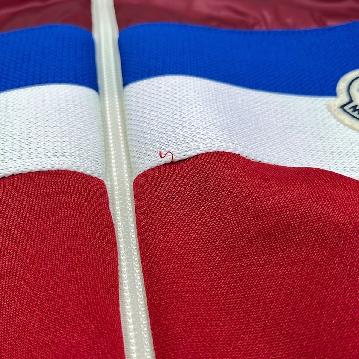 Moncler Jacket Red White Blue Long Sleeve Winter — view 6
