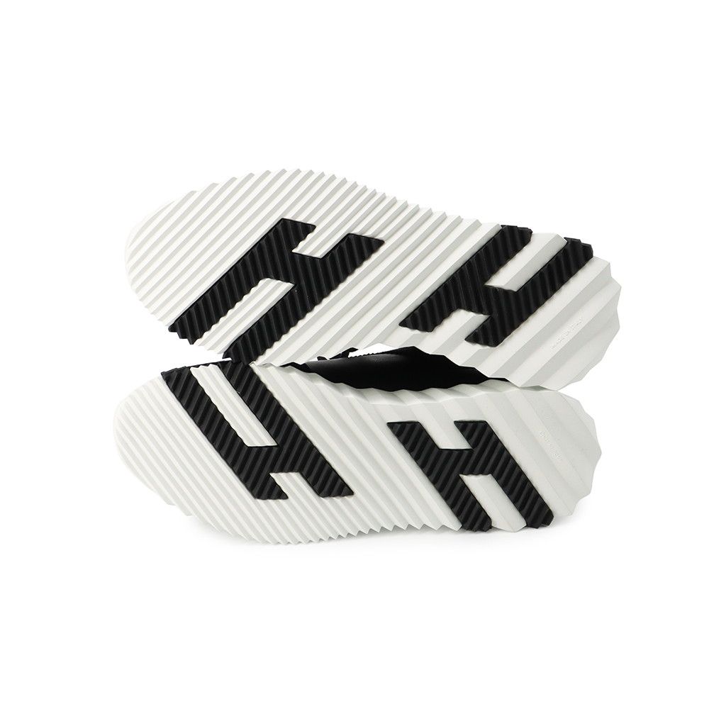 Hermes Sneakers Bouncing Leather Suede 37 Shoes Black White — view 4