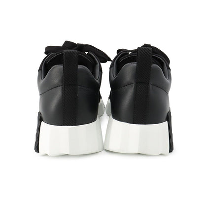 Hermes Sneakers Bouncing Leather Suede 37 Shoes Black White — view 3