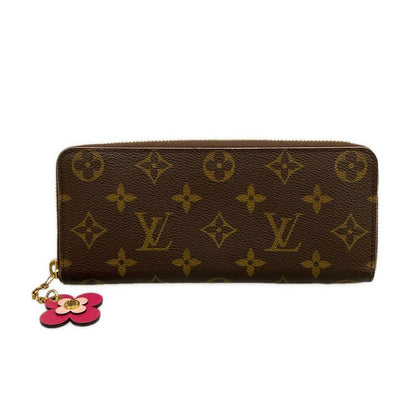 Louis Vuitton Wallet Blue Ming Flower Collection Portefeuille Clemence Hot Pink