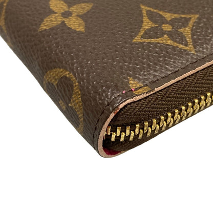 Louis Vuitton Wallet Blue Ming Flower Collection Portefeuille Clemence Hot Pink — view 7