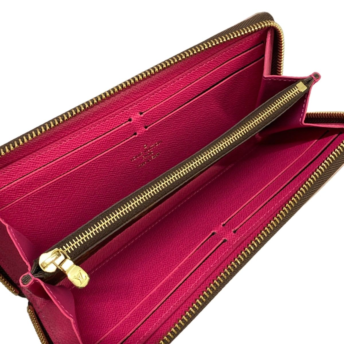 Louis Vuitton Wallet Blue Ming Flower Collection Portefeuille Clemence Hot Pink — view 3