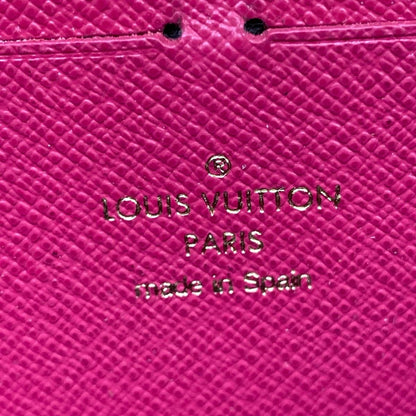Louis Vuitton Wallet Blue Ming Flower Collection Portefeuille Clemence Hot Pink — view 5