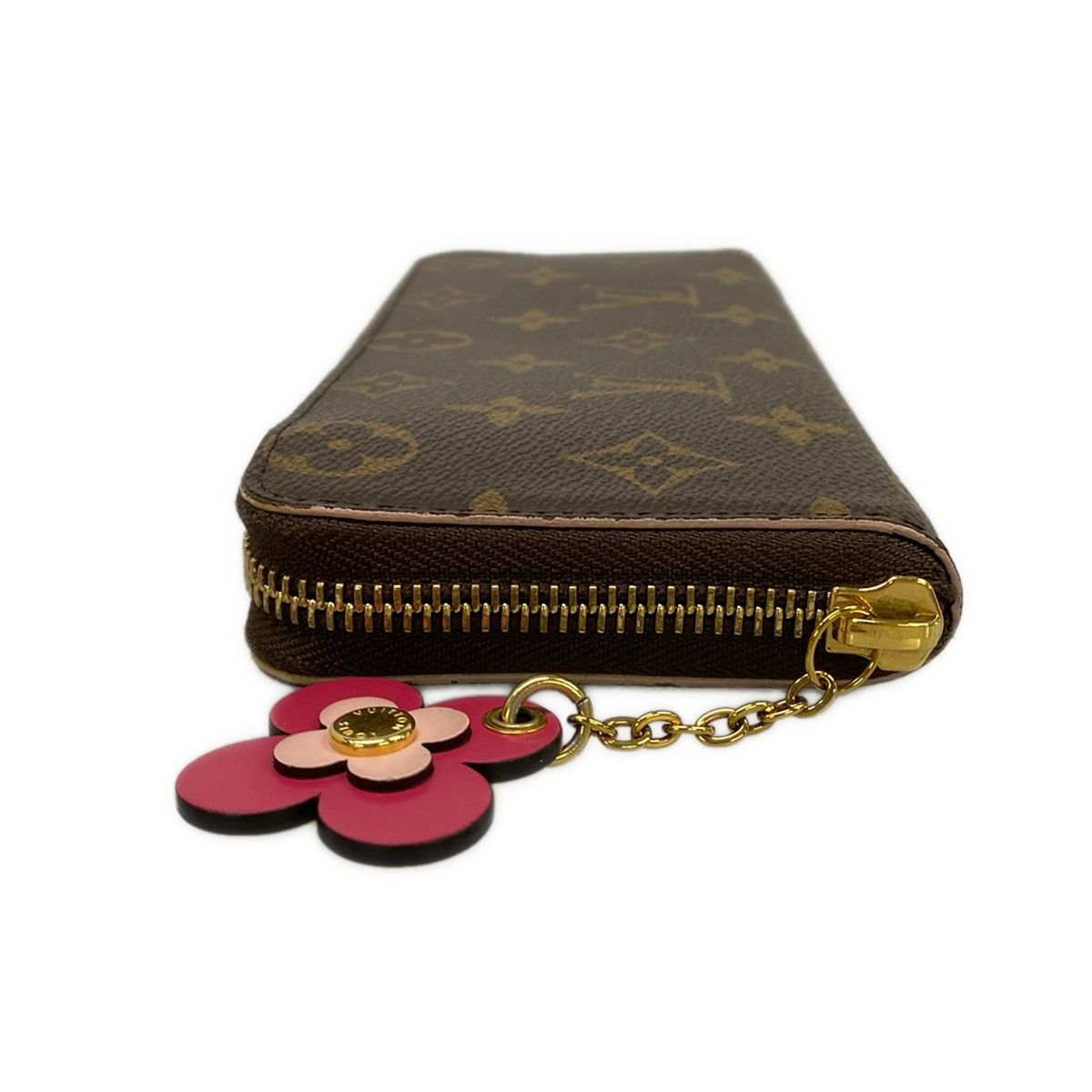 Louis Vuitton Wallet Blue Ming Flower Collection Portefeuille Clemence Hot Pink — view 9