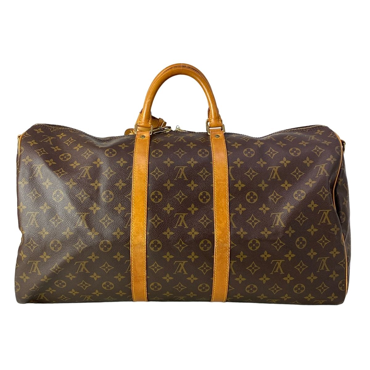 Louis Vuitton Boston Bag Monogram Keepall Bandouliere 55 — view 3