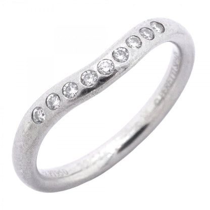 Tiffany & Co Ring Cube Band Platinum Diamond