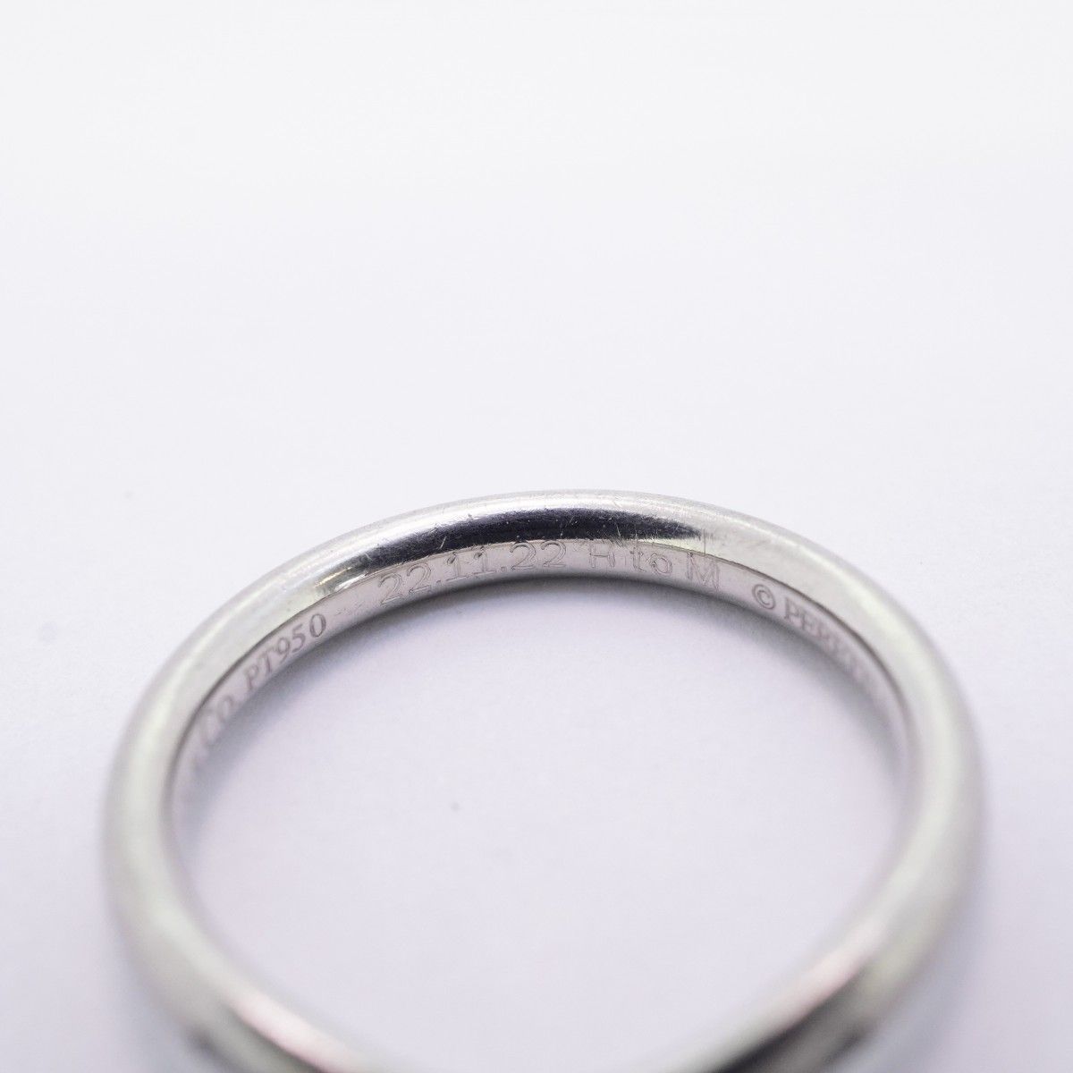 Tiffany & Co Ring Cube Band Platinum Diamond — view 6