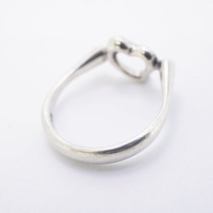Tiffany & Co Ring Open Heart 925 Sterling Silver — view 7
