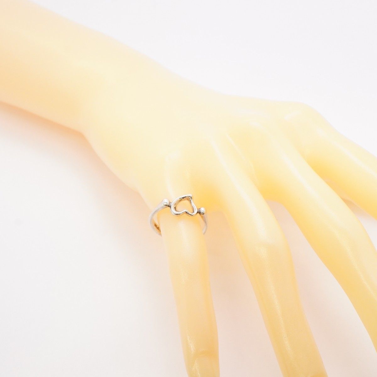 Tiffany & Co Ring Open Heart 925 Sterling Silver — view 6