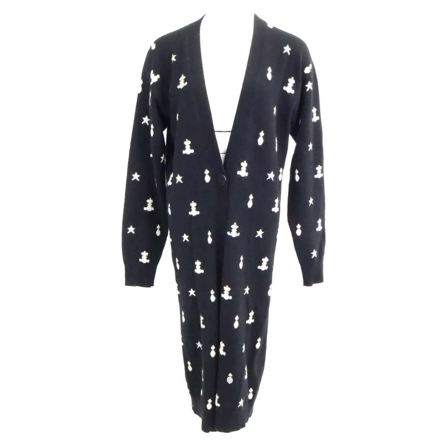 Hermes Poste Et Cavalerie Cashmere Long Cardigan 36