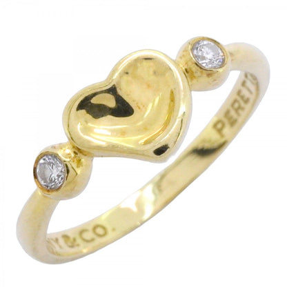 Tiffany & Co Ring Full Heart 18k Yellow Gold Diamond