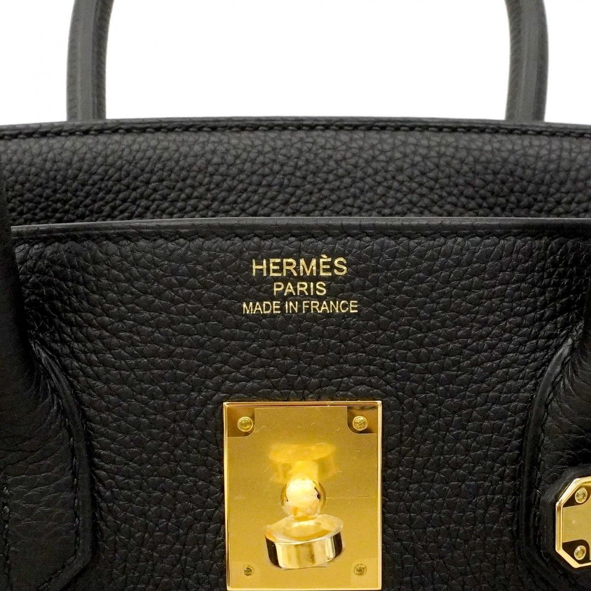 Hermes Handbag Birkin 35 Togo Black Gold — view 5