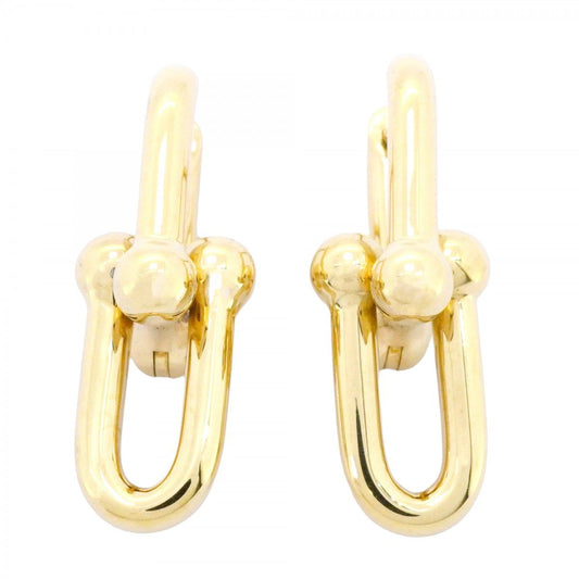 Tiffany & Co Earrings Midi Amlink 18k Yellow Gold