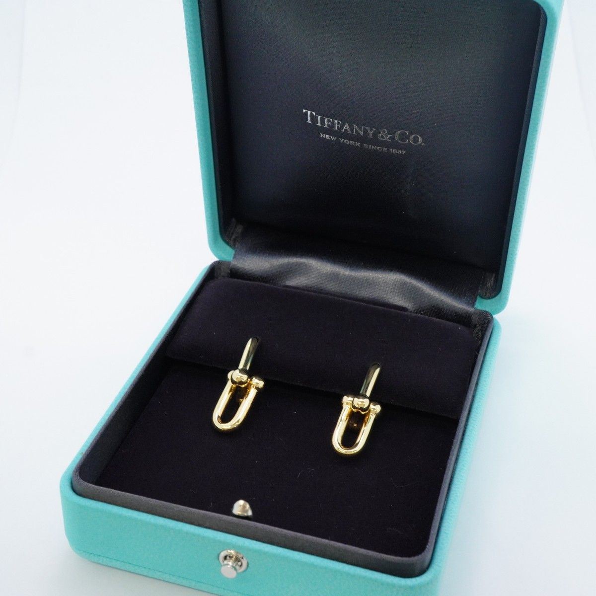 Tiffany & Co Earrings Midi Amlink 18k Yellow Gold — view 6