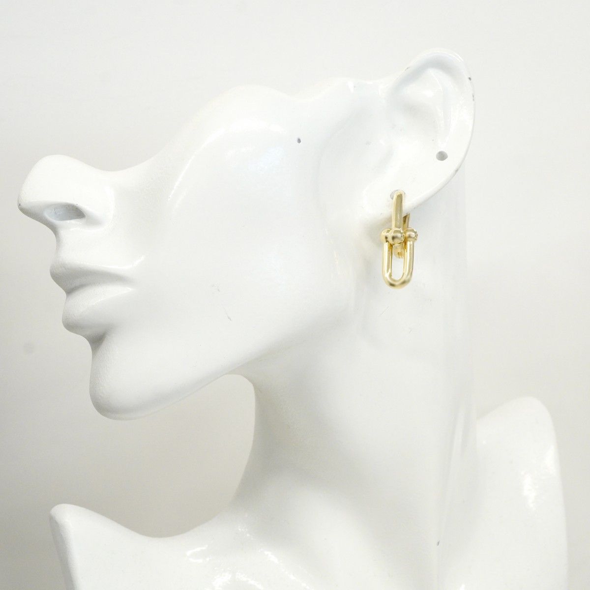 Tiffany & Co Earrings Midi Amlink 18k Yellow Gold — view 5