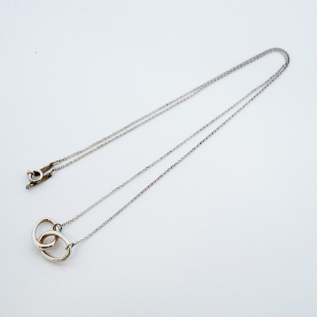 Tiffany & Co Necklace Double Loop 925 Sterling Silver — view 3