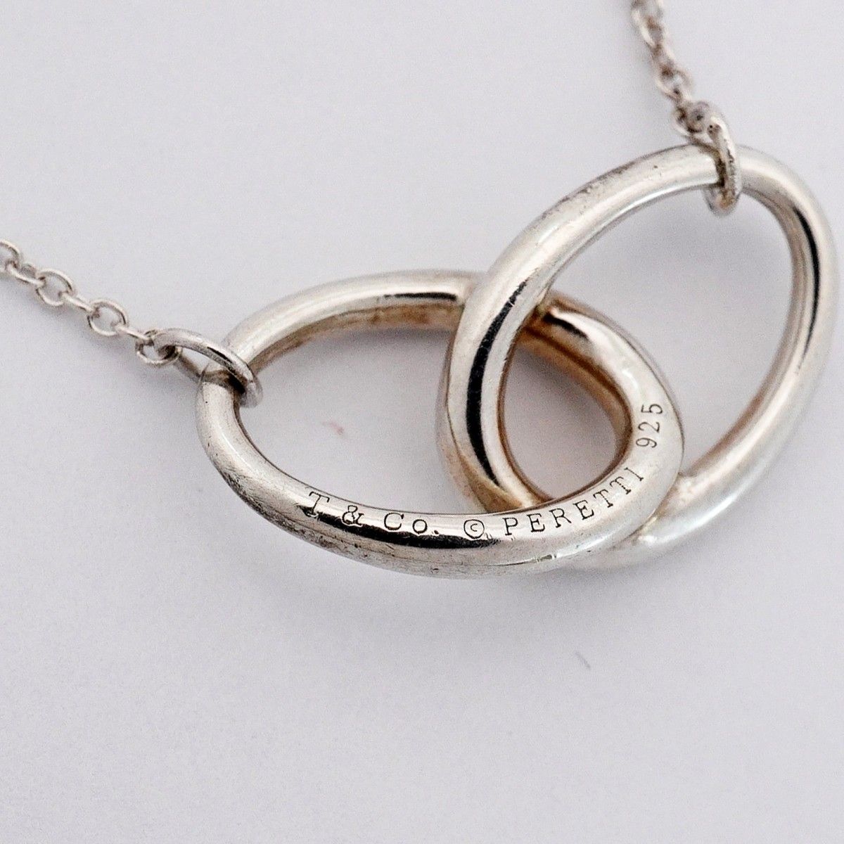 Tiffany & Co Necklace Double Loop 925 Sterling Silver — view 6