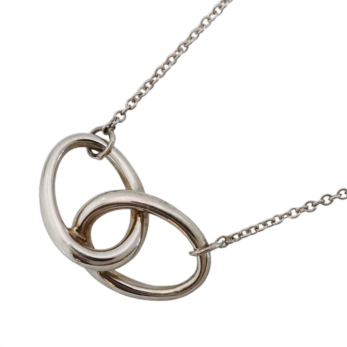 Tiffany & Co Necklace Double Loop 925 Sterling Silver