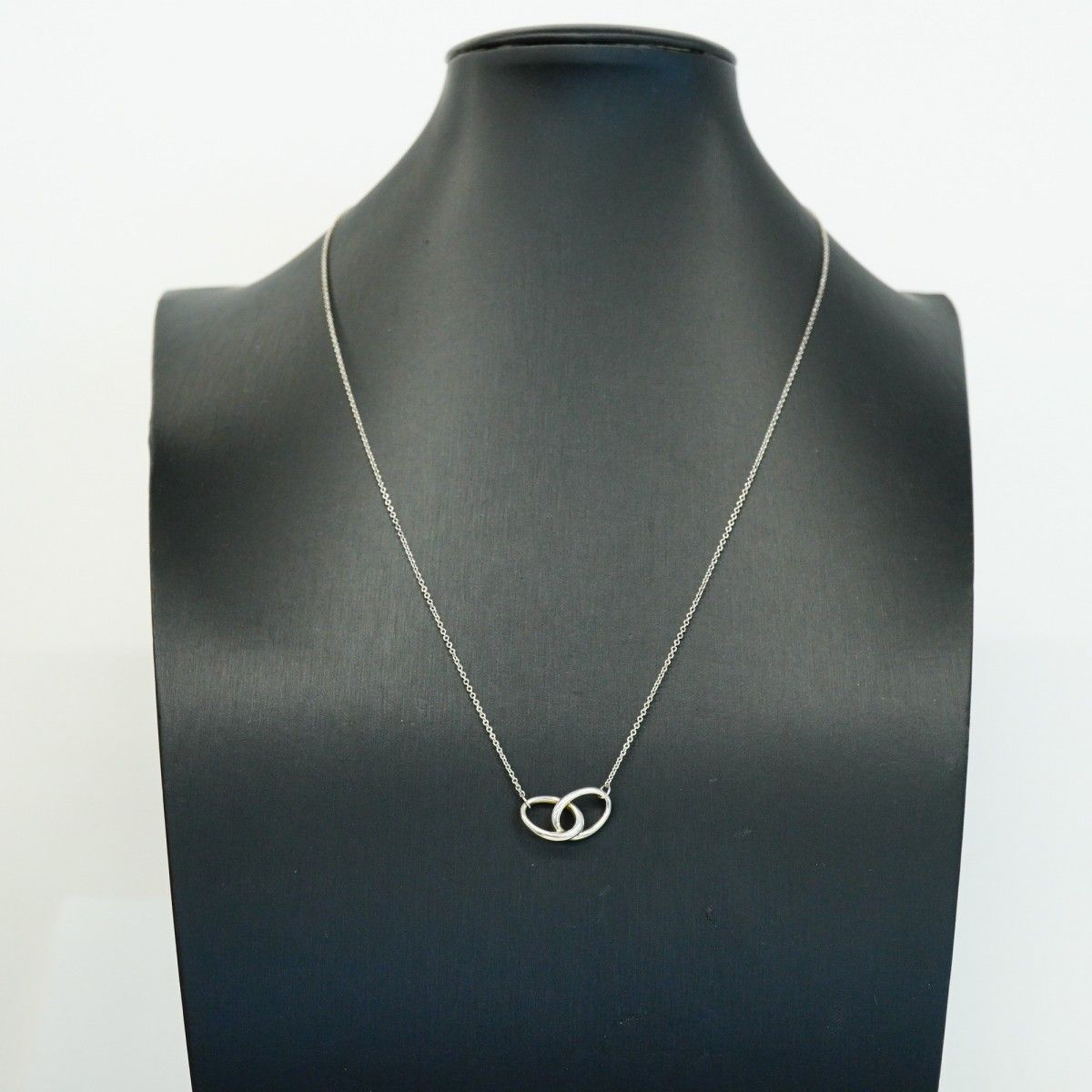 Tiffany & Co Necklace Double Loop 925 Sterling Silver — view 7