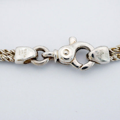 Tiffany & Co Bracelet Center Knot Double Rope 925 Sterling Silver — view 4