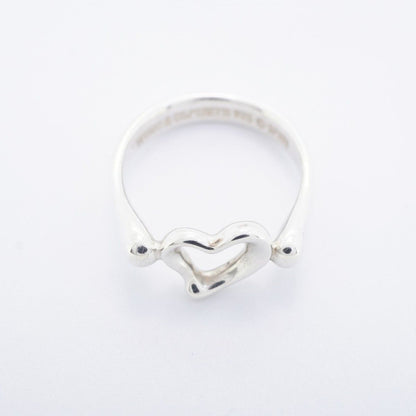 Tiffany & Co Ring Open Heart 925 Sterling Silver — view 3