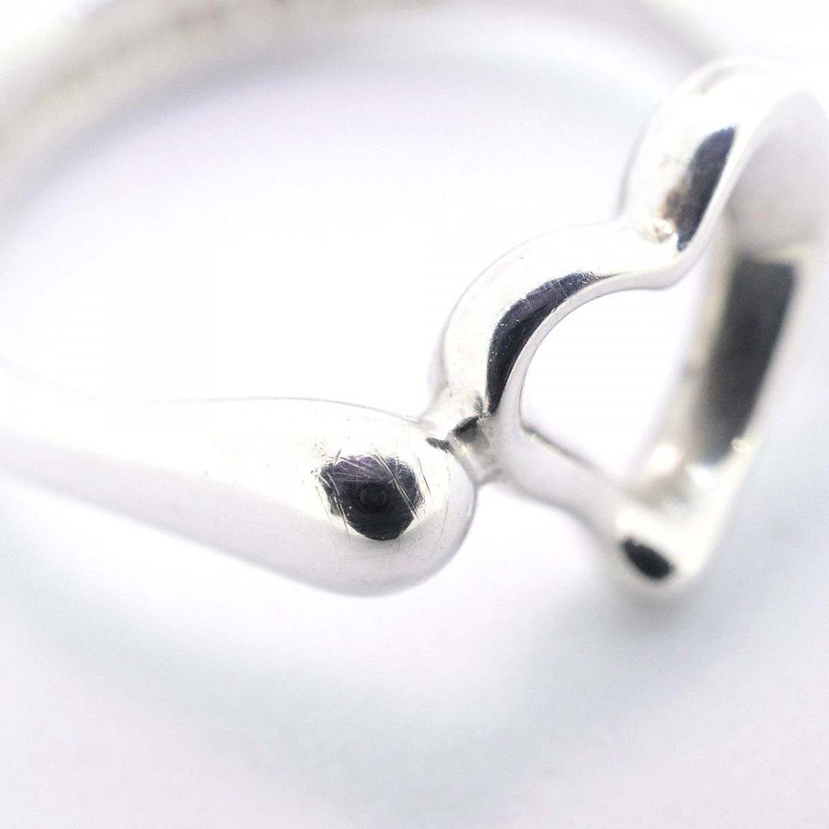 Tiffany & Co Ring Open Heart 925 Sterling Silver — view 8