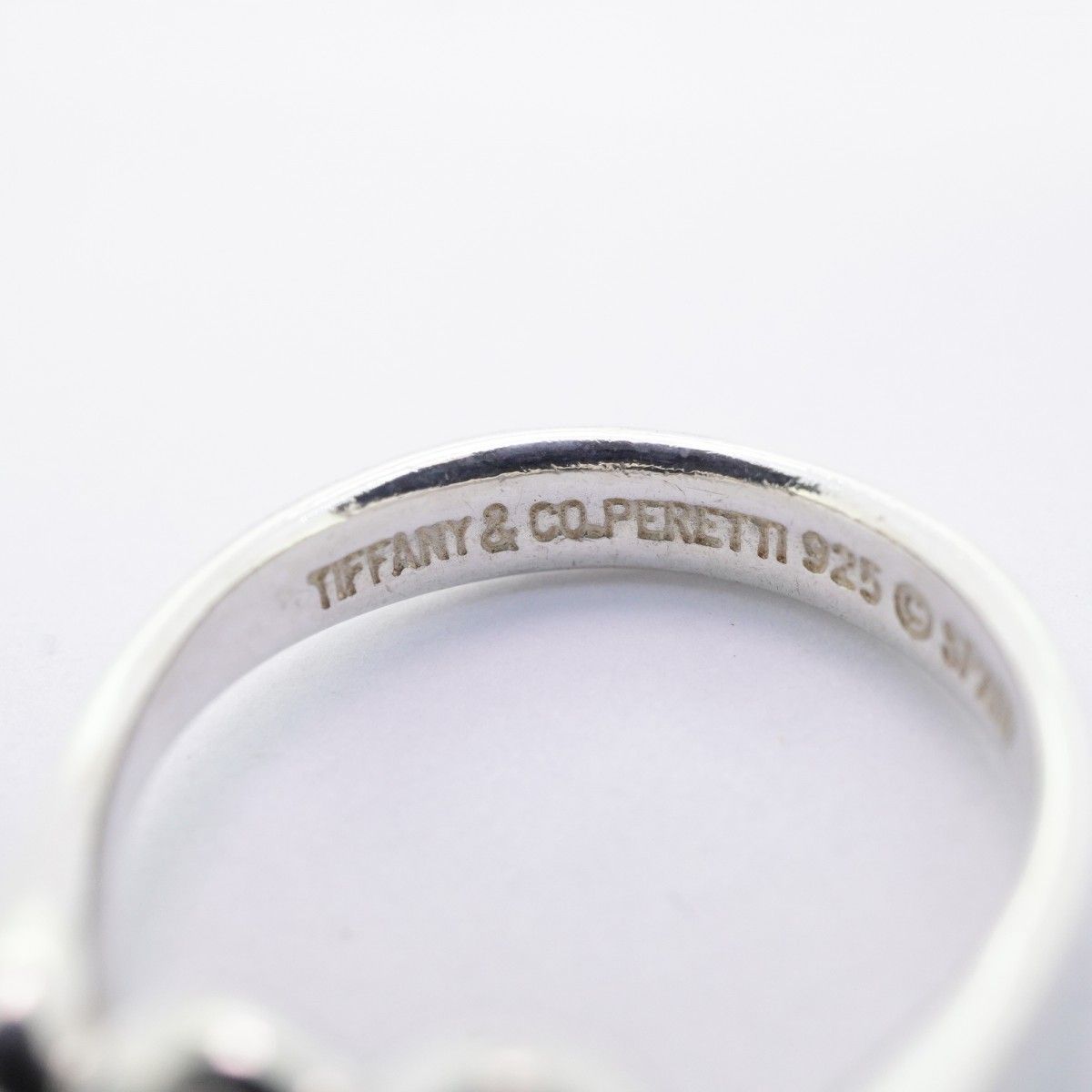 Tiffany & Co Ring Open Heart 925 Sterling Silver — view 4