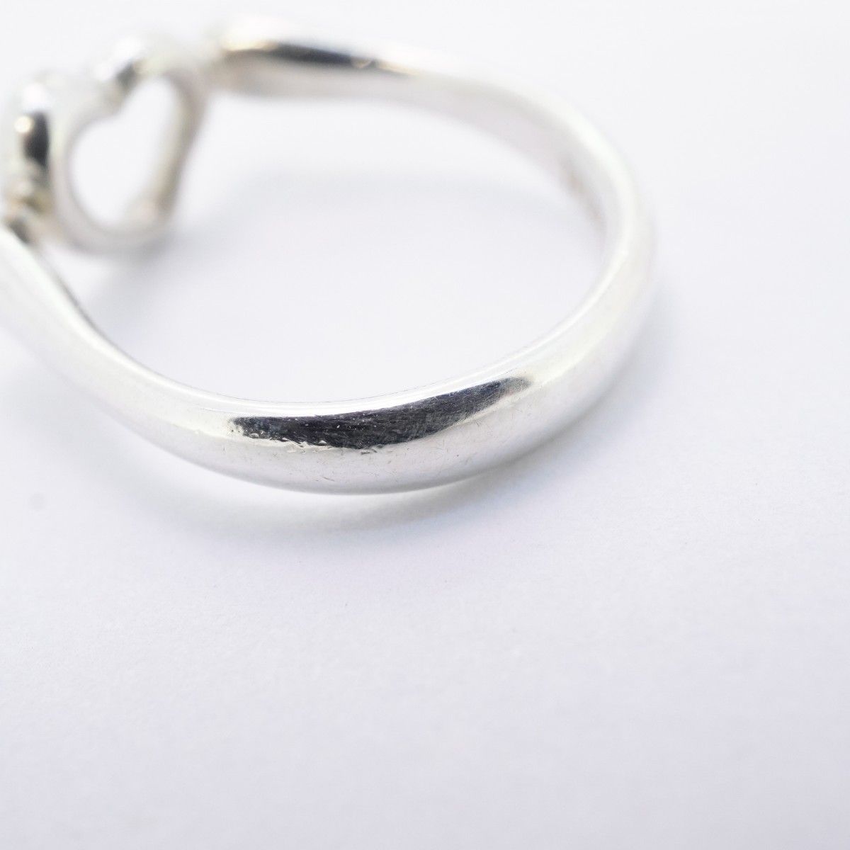 Tiffany & Co Ring Open Heart 925 Sterling Silver — view 9