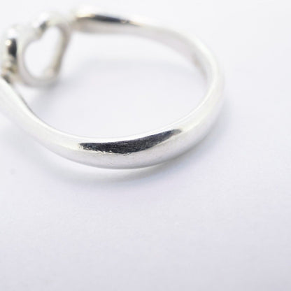 Tiffany & Co Ring Open Heart 925 Sterling Silver — view 9