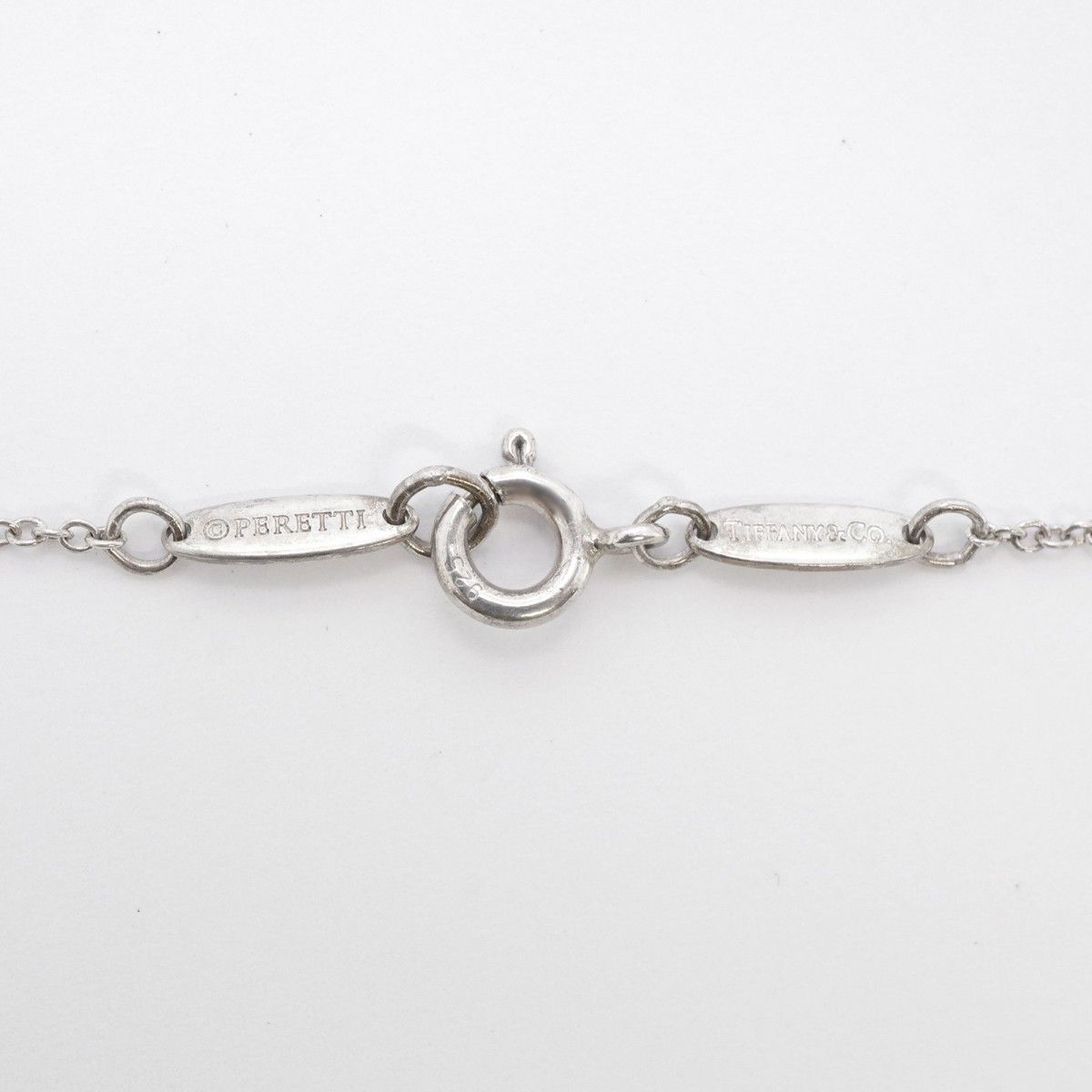 Tiffany & Co Necklace Open Heart 925 Sterling Silver — view 4