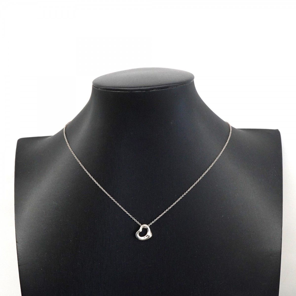 Tiffany & Co Necklace Open Heart 925 Sterling Silver — view 8