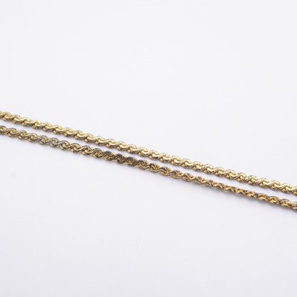 Dior Necklace CD Logo Gold Plated Rhinestone — view 8