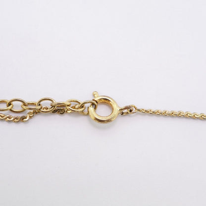 Dior Necklace CD Logo Gold Plated Rhinestone — view 4
