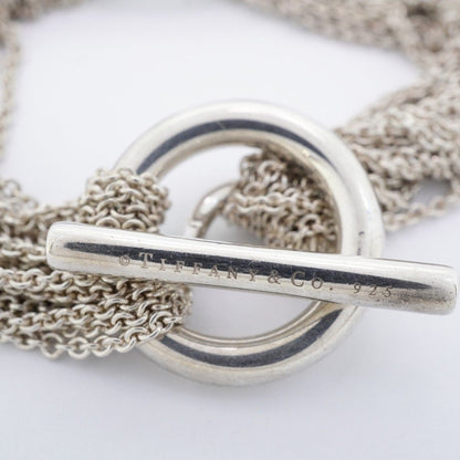 Tiffany & Co Bracelet Open Heart Toggle 925 Sterling Silver — view 4