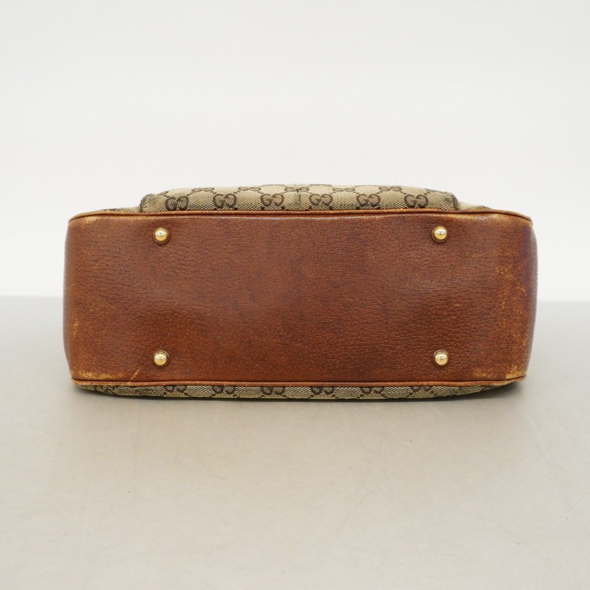 Gucci Handbag GG Canvas Bamboo Brown Gold — view 3